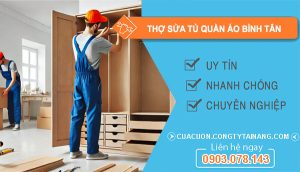 Dịch vụ Thợ Sửa Tủ Quần Áo Bình Tân