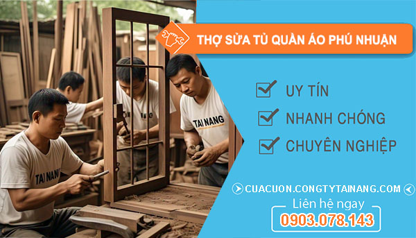 dịch vụ Thợ Sửa Tủ Quần Áo Phú Nhuận