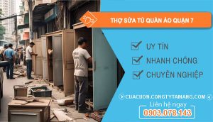 dịch vụ Thợ Sửa Tủ Quần Áo Quận 7