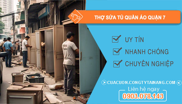 dịch vụ Thợ Sửa Tủ Quần Áo Quận 7