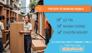 dịch vụ Thợ Sửa Tủ Quần Áo Quận 8