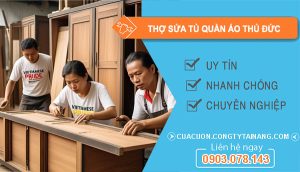 dịch vụ Thợ Sửa Tủ Quần Áo Thủ Đức