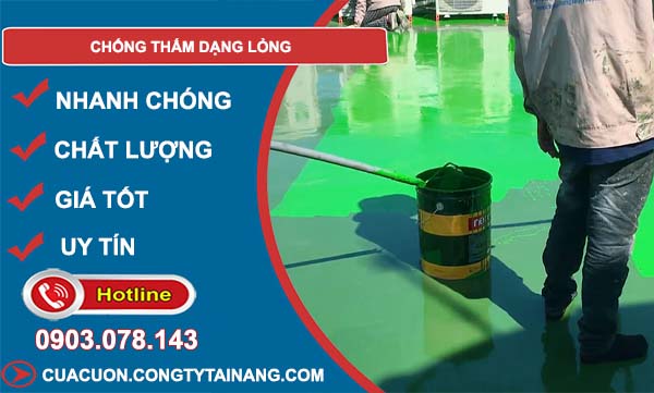 loại chống thấm dạng lỏng