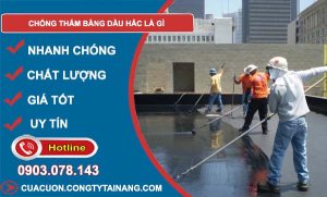 phương pháp chống thấm bằng dầu hắc là gì