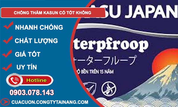 sơn chống thấm kasun có tốt không