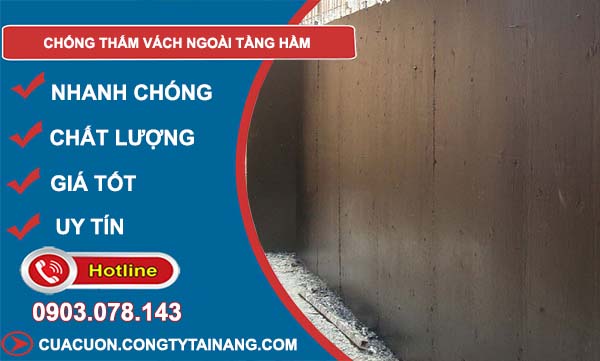 thợ chống thấm vách ngoài tầng hầm