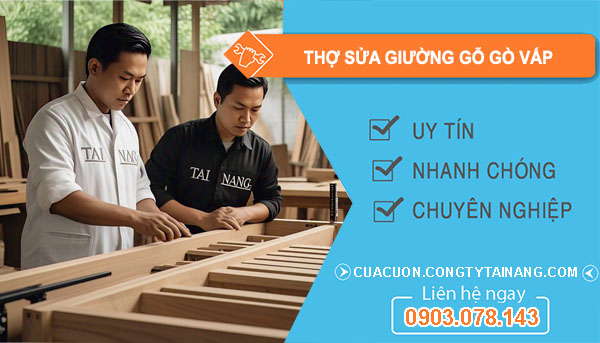 thợ sửa giường gỗ gò vấp