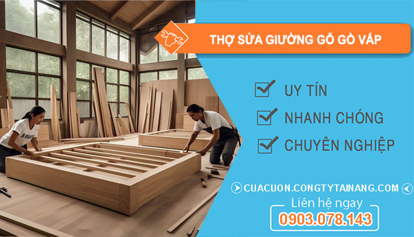 thợ sửa giường gỗ tại gò vấp