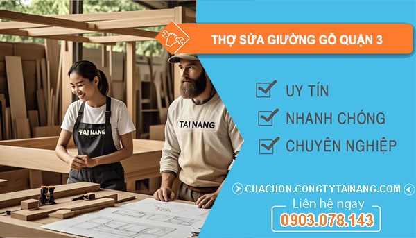 thợ sửa giường gỗ tại Quận 3