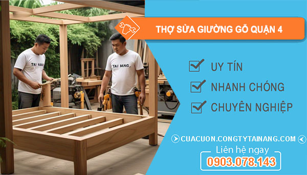 thợ sửa giường gỗ tại Quận 4