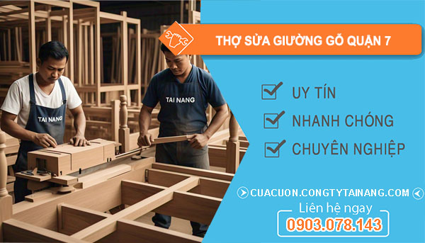 thợ sửa giường gỗ tại quận 7