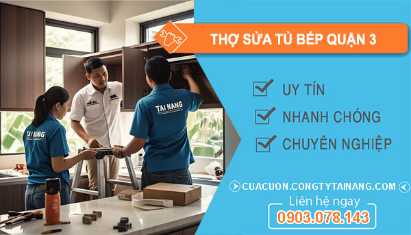 Thợ Sửa Tủ Bếp Quận 3