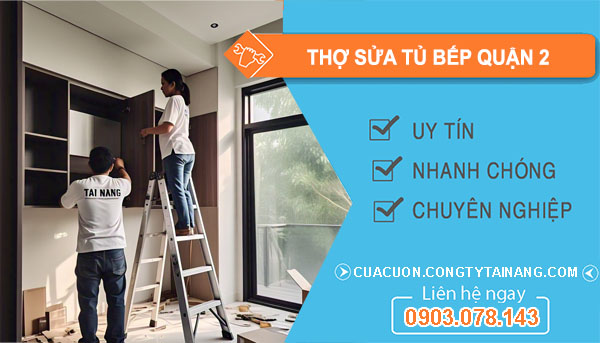 thợ sửa tủ bếp tại Quận 2