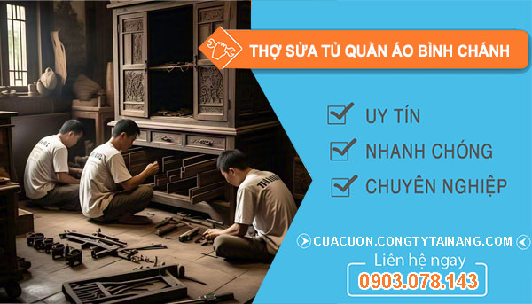 Thợ Sửa Tủ Quần Áo Bình Chánh