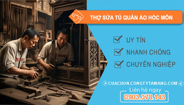 Thợ sửa tủ Quần Áo Hóc Môn