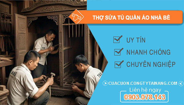 thợ sửa tủ quần áo Tại Nhà Bè
