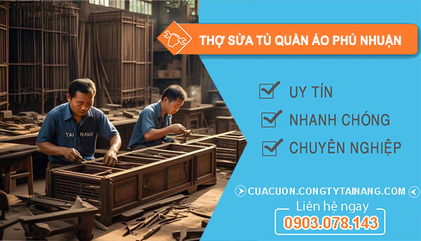 Thợ Sửa Tủ Quần Áo Tại Phú Nhuận