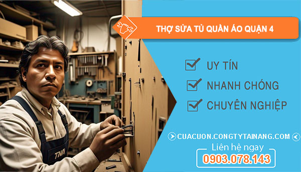 Thợ Sửa Tủ Quần Áo Tại Quận 4