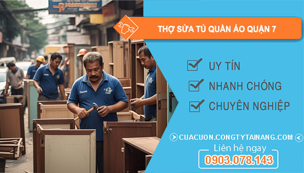 Thợ Sửa Tủ Quần Áo tại Quận 7