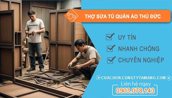 Thợ Sửa Tủ Quần Áo Tại Thủ Đức