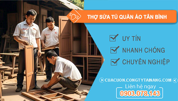 Thợ Sửa Tủ Quần Áo Tân Bình