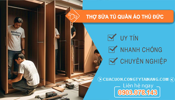 Thợ Sửa Tủ Quần Áo Thủ Đức