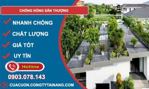 tìm hiểu chống nóng sân thượng