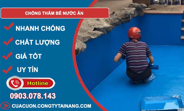 tìm hiểu chống thấm bể nước ăn