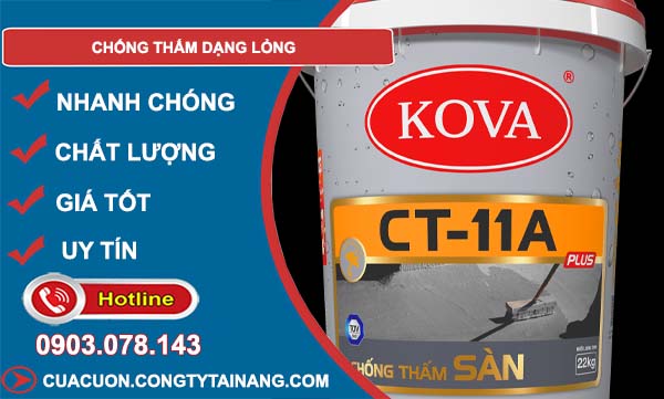 tìm hiểu chống thấm dạng lỏng
