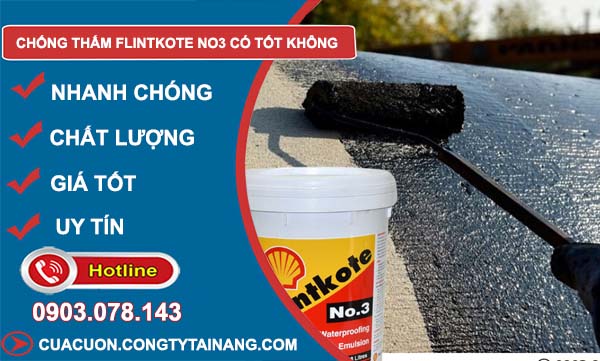 tìm hiểu chống thấm flintkote no3 có tốt không