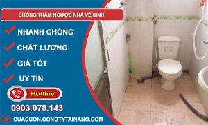 tìm hiểu chống thấm ngược nhà vệ sinh