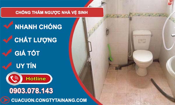 tìm hiểu chống thấm ngược nhà vệ sinh