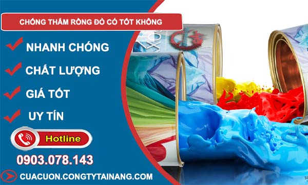 tìm hiểu chống thấm rồng đỏ có tốt không