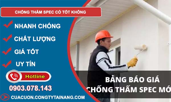 tìm hiểu chống thấm spec có tốt không