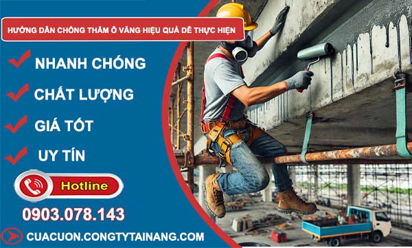 tìm hiểu hướng dẫn chống thấm ô văng hiệu quả dễ thực hiện