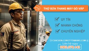 dịch vụ thợ sửa thang máy Gò Vấp