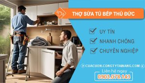 dịch vụ Thợ Sửa Tủ Bếp Thủ Đức