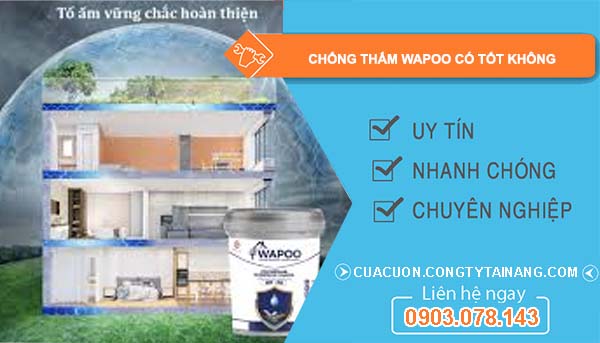 chống thấm wapoo có tốt không