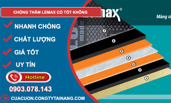 tìm hiểu chống thấm lemax có tốt không