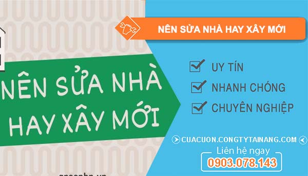 nên sửa nhà hay xây mới