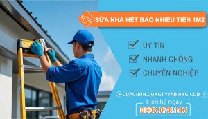 thi công sửa nhà hết bao nhiêu tiền 1m2