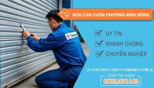sửa cửa cuốn phường bình đông uy tín