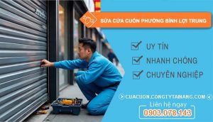 sửa cửa cuốn phường bình lợi trung