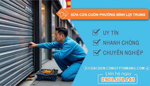 sửa cửa cuốn phường bình lợi trung
