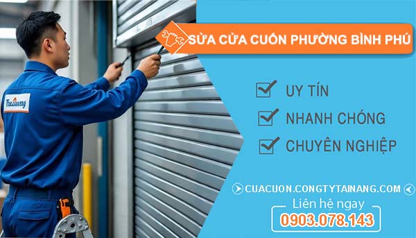 sửa cửa cuốn phường bình phú giá rẻ