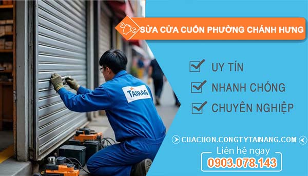 sửa cửa cuốn phường chánh hưng uy tín