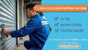 sửa cửa cuốn phường phú định