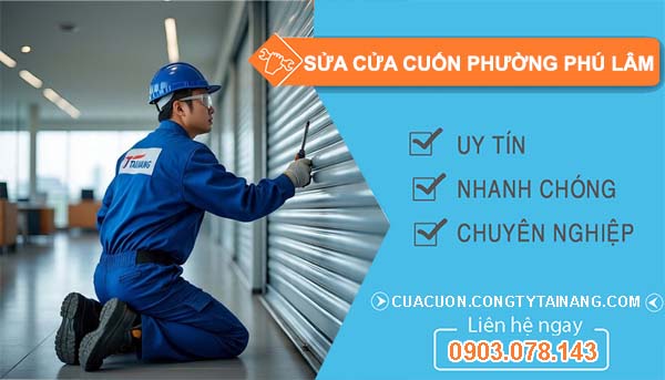sửa cửa cuốn phường phú lâm uy tín