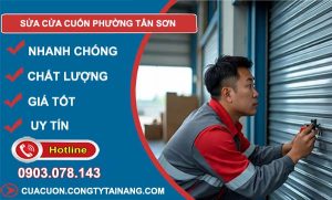sửa cửa cuốn phường tân sơn giá rẻ