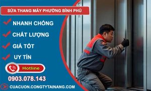 sửa thang máy phường bình phú